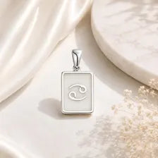 18K Gold PVD Zodiac Card Pendant, Stainless Steel Charm, Celestial Gift