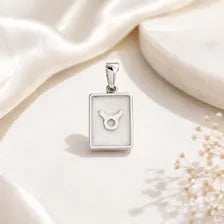 18K Gold PVD Zodiac Card Pendant, Stainless Steel Charm, Celestial Gift