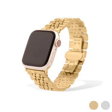 18K Gold PVD Stainless Steel Heritage Smartwatch Band / ENC0059