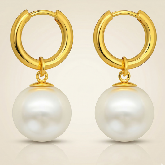 Earrings, 18K Gold Plated Steel       Earrings, 18K Gold Plated Steel