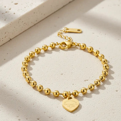 Eternal Hearts Gold Bracelet