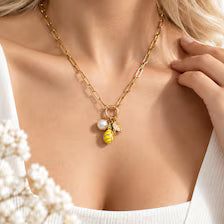 Gold Margarita Charm, Sparkling Cocktail Glass Pendant, Jewelry Supply, Tequila Lover Gift