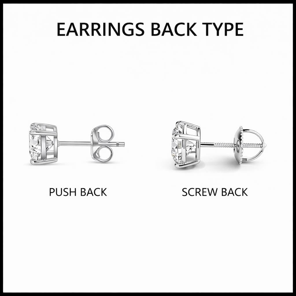 Marquise Lab Grown Diamond Stud Earrings – product image 8